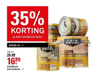 Karwei CetaBever Binnenbeits 35% Korting aanbieding