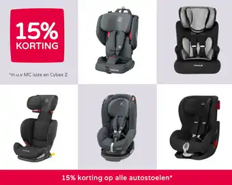 Prenatal 15% korting op alle autostoelen aanbieding