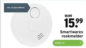 GAMMA Smartwares rookmelder aanbieding