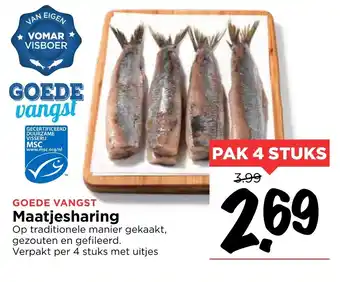 Vomar Voordeelmarkt Maatjesharing 4-pack aanbieding