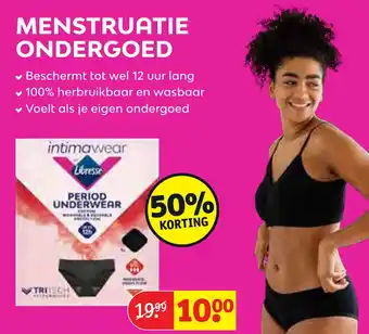 Kruidvat Libresse MENSTRUATIE ONDERGOED aanbieding