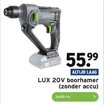 GAMMA LUX 20V boorhamer aanbieding