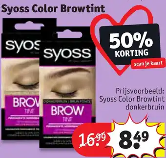 Kruidvat Syoss Color Browtint aanbieding