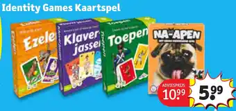 Kruidvat Identity Games Kaartspel aanbieding