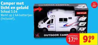 Kruidvat Camper met licht en geluid aanbieding