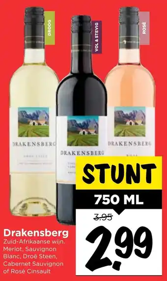 Vomar Voordeelmarkt Drakensberg 750ml aanbieding