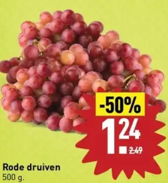 ALDI Rode druiven 500 g. aanbieding