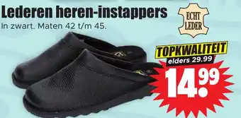 Dirk Lederen heren-instappers aanbieding