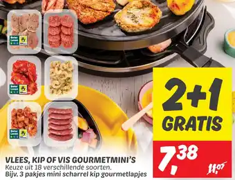 Dekamarkt VLEES, KIP OF VIS GOURMETMINI'S aanbieding