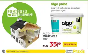 Praxis Algo Muurverf aanbieding