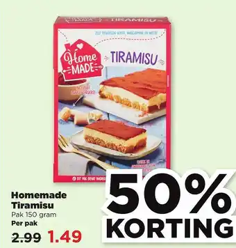 PLUS Homemade Tiramisu  150 gram aanbieding