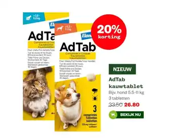 Welkoop AdTab kauwtablet aanbieding