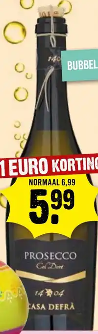 Dirck 3 PROSECCO aanbieding