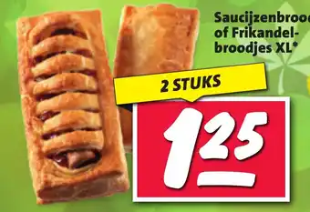 Nettorama Saucijzenbroodjes of Frikandel- broodjes XL aanbieding