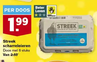 Hoogvliet Streek scharreleieren aanbieding