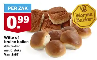 Hoogvliet Witte of bruine bollen aanbieding