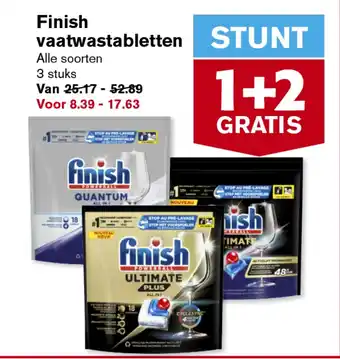 Hoogvliet Finish vaatwastabletten aanbieding