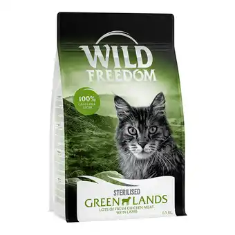 Zooplus 6,5kg Adult Green Lands Sterilised Lam Kattenvoer droog aanbieding