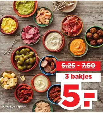 PLUS Alle Plus Tapas aanbieding