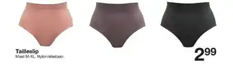 Zeeman Tailleslip aanbieding