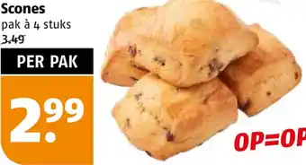 Poiesz Scones aanbieding