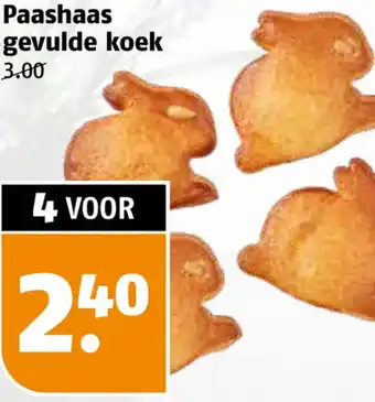 Poiesz Paashaas gevulde koek aanbieding