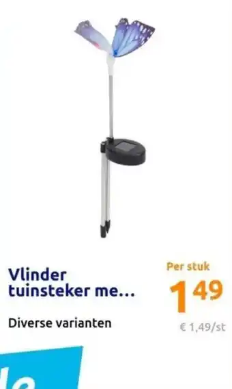 Action Vlinder tuinsteker me... aanbieding