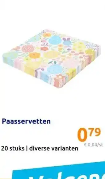 Action Paasservetten aanbieding