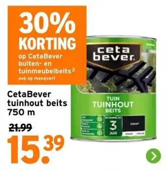 GAMMA CetaBever tuinhout beits 750 ml aanbieding