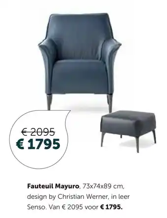 Woonboulevard Poortvliet Leolux Fauteuil Mayuro aanbieding