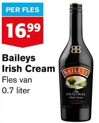 Hoogvliet Baileys Irish Cream 0.75 liter aanbieding