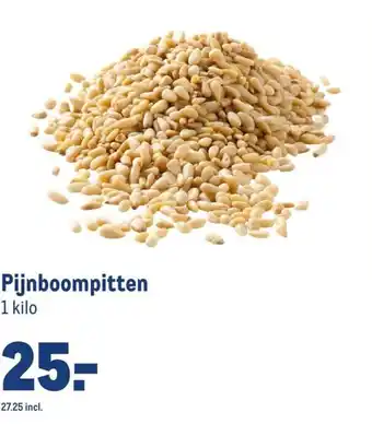 Makro Pijnboompitten 1 kilo aanbieding