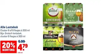 Makro Alle Lentebok 6 x 300ml aanbieding