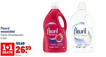 Makro Fleuril wasmiddel aanbieding