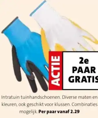Intratuin tuinhandschoenen. aanbieding