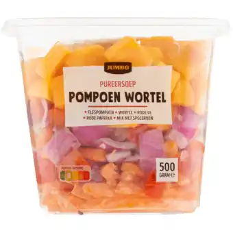 Jumbo Jumbo Verse Pompoen-Wortelsoep 500g aanbieding