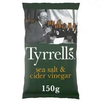 Jumbo Tyrrells chips Sea salt & cider vinegar 150g aanbieding