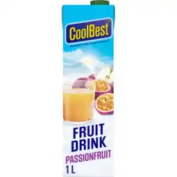 Jumbo CoolBest FruitDrink Passionfruit 1L aanbieding