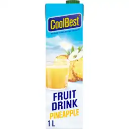 Jumbo CoolBest FruitDrink Pineapple 1L aanbieding