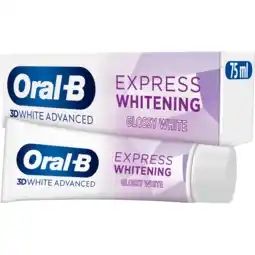 Jumbo Oral-B Express Whitening Tandpasta 75ml aanbieding