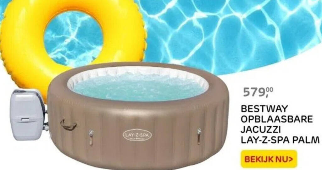 BESTWAY OPBLAASBARE JACUZZI LAY-Z-SPA PALM aanbieding bij Praxis