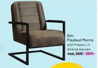 Leen Bakker Fauteuil Morris aanbieding