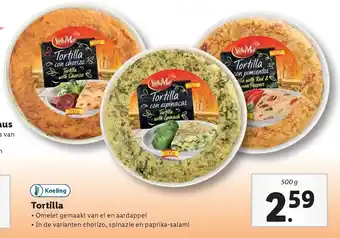 Lidl Sol Mar Tortilla 500g aanbieding