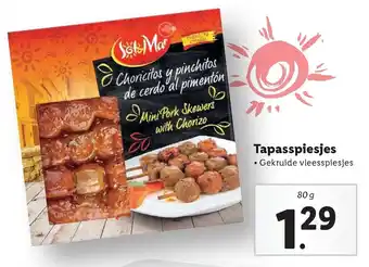 Lidl Sol Mar Tapasspiesjes 80g aanbieding