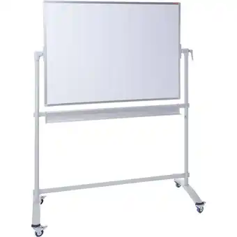 Conrad Dahle Mobiel whiteboard Whiteboard BASIC (b x h) 1200 mm x 1800 mm Wit Gelakt Draaibaar, Aan beide zijden te gebruiken, Incl. aanbieding