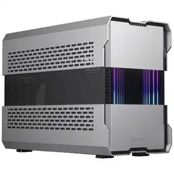 Conrad Phanteks PHANTEKS Evolv Shift XT iTX-Case, ARGB, Tempered Glass - silber Mini-tower PC-behuizing, Gaming-behuizing Zilver aanbieding