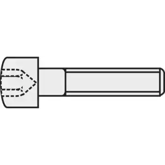 Conrad TOOLCRAFT 839670 Cilinderschroeven M3 12 mm Binnenzeskant (inbus) DIN 912 ISO 4762 Staal 8.8 gezwart 100 stuk(s) aanbieding