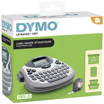 Conrad DYMO LetraTag LT-100T Labelmaker Geschikt voor labels: LT 12 mm aanbieding