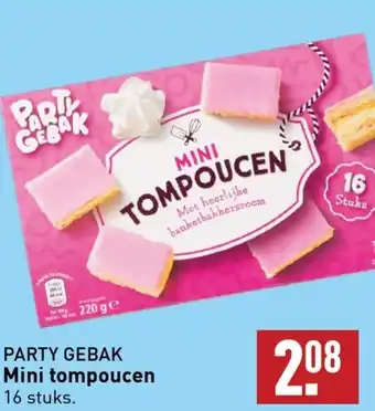 ALDI Party gebak mini tompoucen aanbieding