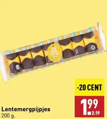 ALDI Lentemergpijpjes 200g aanbieding